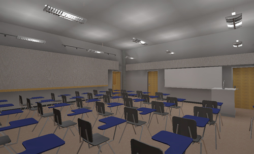 classroom - lighting layers